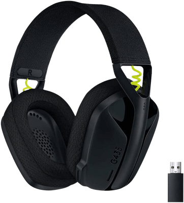 Logitech G435 Wireless Gaming Headset - Black