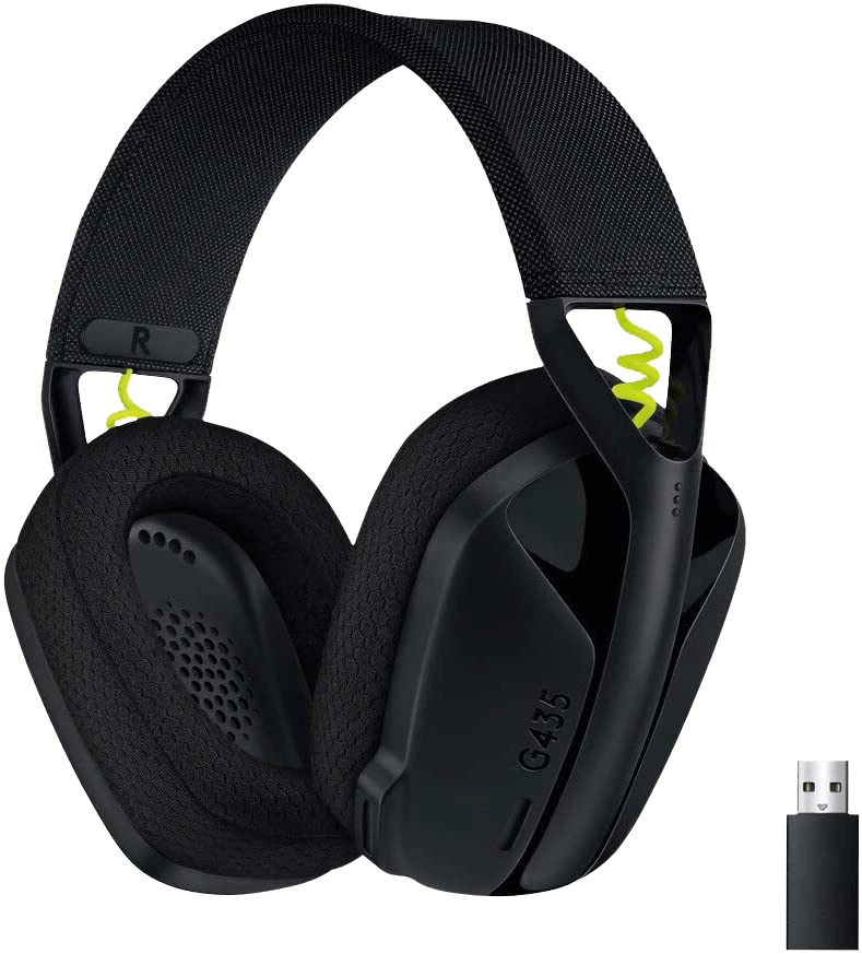 Logitech G435 Wireless Gaming Headset - Black