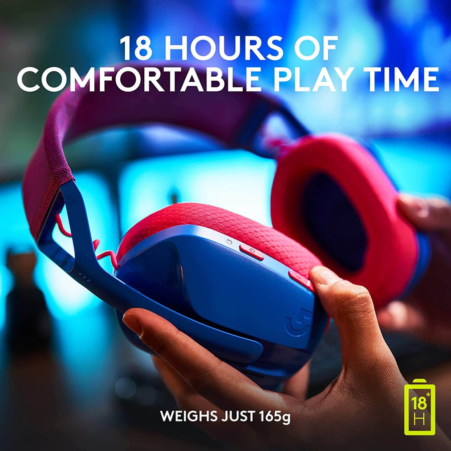 Logitech G435 Wireless Gaming Headset for PC - Blue and Pink – image 6