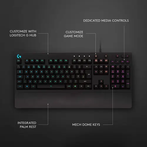 Logitech G213 Prodigy Wired Gaming Keyboard