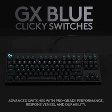 Logitech G PRO RGB Gaming Keyboard with Mechanical Blue Clicky Switches - Black  for sale in Egypt from Games2Egypt