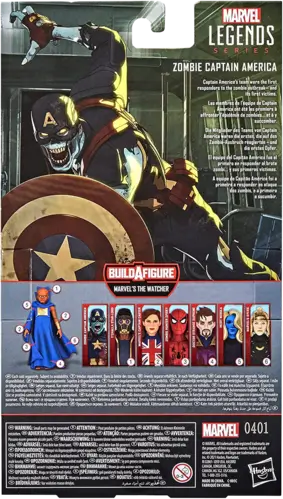 Hasbro Zombie Captain America Action Figure - 15 cm