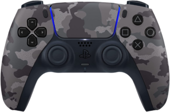 PS5 DualSense Controller - Grey Camouflage