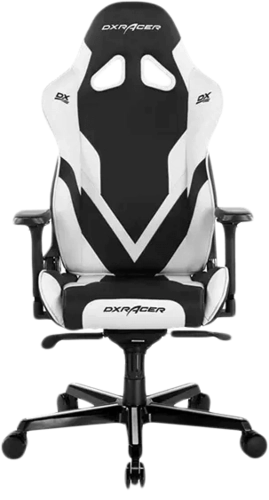 DXRacer G Series Gaming Chair - White and Black