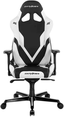 DXRacer G Series Gaming Chair - White and Black
