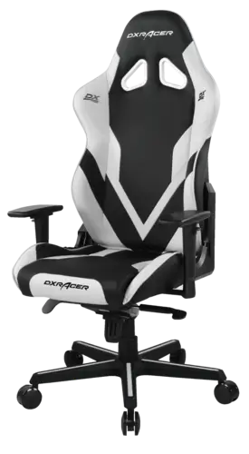 DXRacer G Series Gaming Chair - White and Black