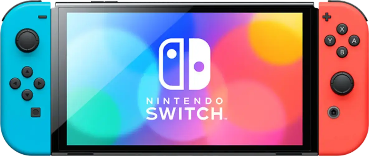 Nintendo Switch OLED Console Blue and Red - Used
