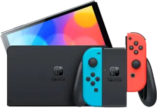 Nintendo Switch OLED Console Blue and Red - Used (78258)