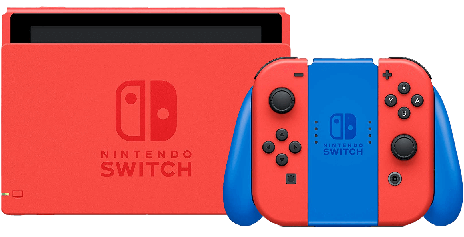 Nintendo Switch Console - Mario Red and Blue Edition V2 - Used
