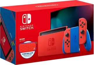 Nintendo Switch Console - Mario Red and Blue Edition V2 - Used