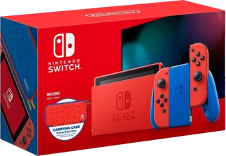 Nintendo Switch Console - Mario Red and Blue Edition V2 - Used