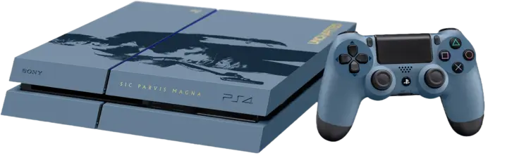 جهاز بلاي ستيشن 4 فات النسخة المحدودة للعبة نشارتيد 4 - مستعمل