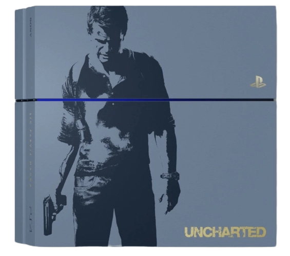 PlayStation 4 Console Fat 1TB - Uncharted 4: A Thief's End Special Edition - Used