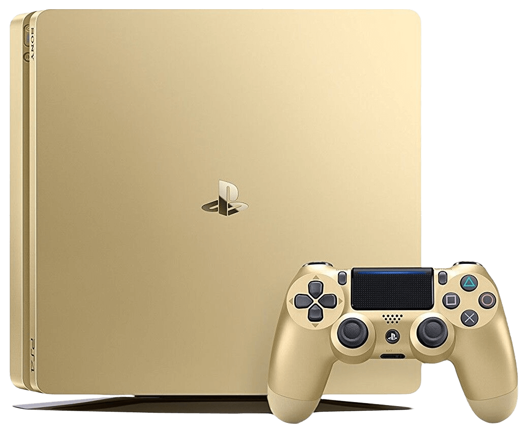 PlayStation 4 Console Slim 1TB - Gold - Used – image 2