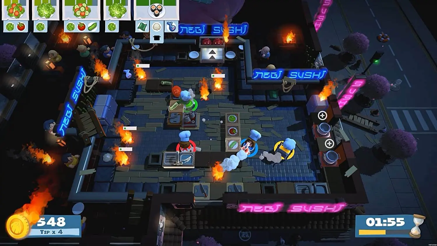 Overcooked! + Overcooked! 2 - Nintendo Switch  for sale in Egypt from Games2Egypt