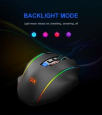  Redragon M901P-KS Gaming Mouse - Black