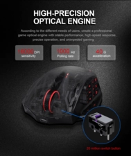  Redragon M901P-KS Gaming Mouse - Black