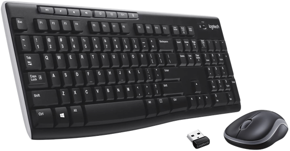 كومبو ماوس وكيبورد جيمنج لاسلكي MK270 من لوجيتيك -  للبيع في مصر من خلال Games2Egypt