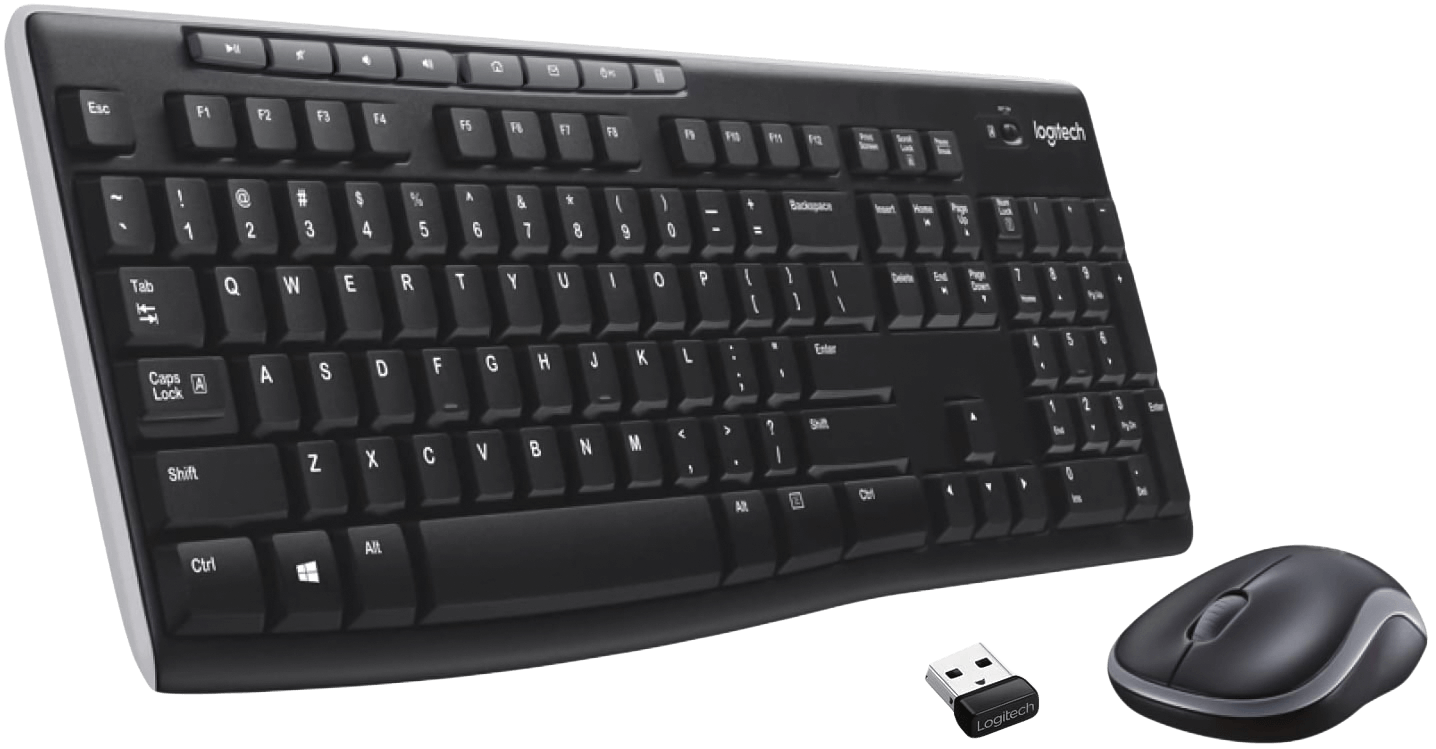 Logitech MK270 Wireless Gaming Keyboard and Mouse Combo