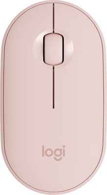 Logitech Pebble M350 Wireless and Bluetooth Gaming Mouse - Rose