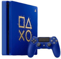 PlayStation 4 Console Slim 1TB - Limited Edition Blue - Used