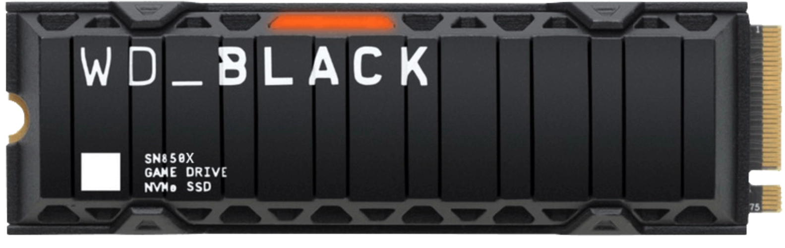 WD BLACK 1TB SN850X NVMe SSD with RGB Heatsink for PS5