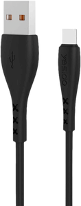 Yesido USB - Type C Data Cable - Black - 1.2m -  for sale in Egypt from Games2Egypt