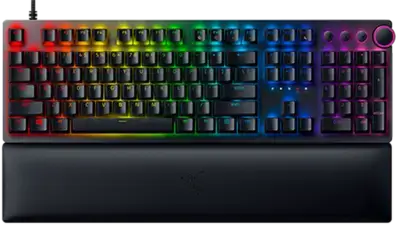 RAZER Huntsman V2 - Wired Clicky (Purple Switch Gaming Keyboard)