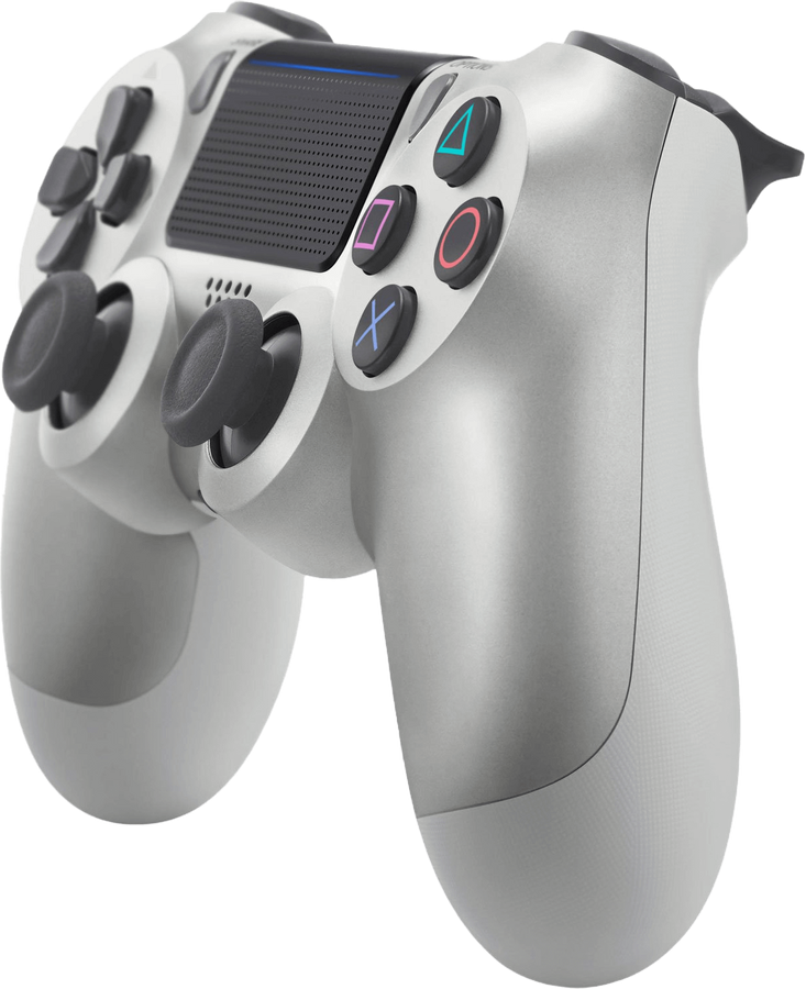 DUALSHOCK 4 PS4 Controller - Silver - Used – image 4