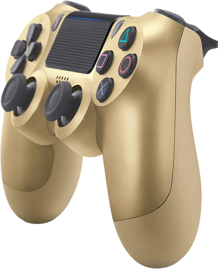 DUALSHOCK 4 PS4 Controller - Gold  - Used – image 4