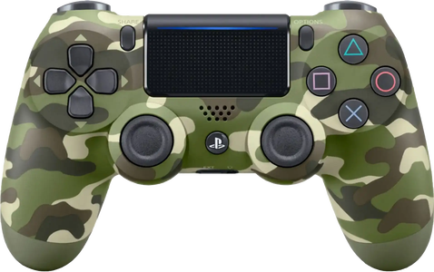 Dualshock 4 PS4 Controller - Green Camouflage - Used -  for sale in Egypt from Games2Egypt