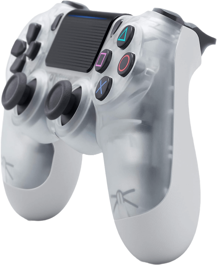 DUALSHOCK 4 PS4 Controller - Crystal - Used – image 3