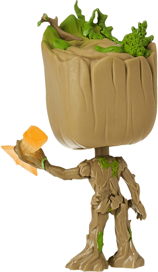 Funko POP! Marvel: Avengers Infinity War - Groot with Stormbreaker – image 2