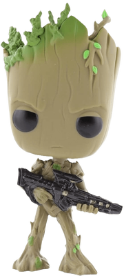 Funko Pop! Marvel: Avengers Infinity War - Groot with a Gun