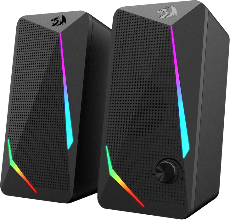 سماعة سبيكر ستريو GS510 Waltz  للكمبيوتر من ريدراجون بإضاءة RGB (ار جي بي)  للبيع في مصر من خلال Games2Egypt