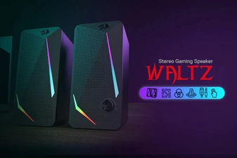 سماعة سبيكر ستريو GS510 Waltz  للكمبيوتر من ريدراجون بإضاءة RGB (ار جي بي)