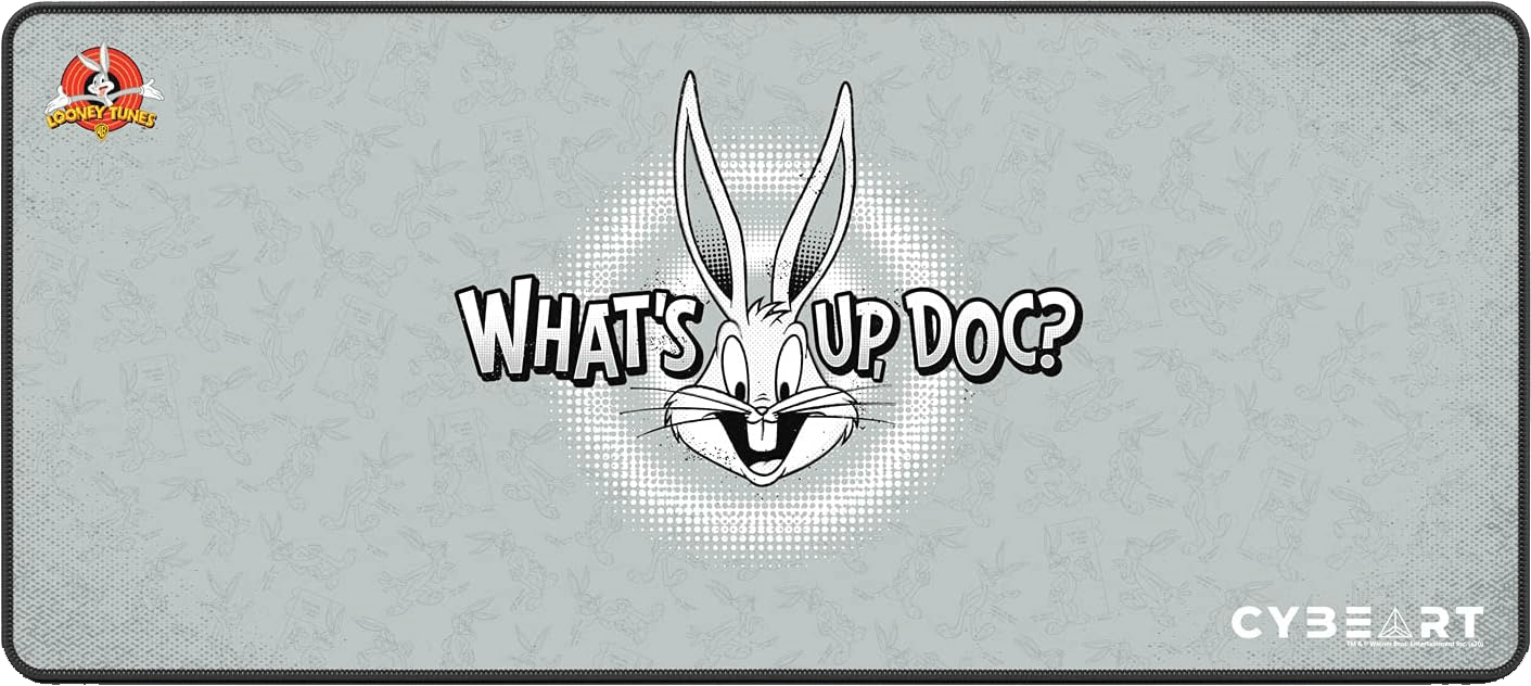 Cybeart What's Up Doc? (Looney Tunes) Gaming Mouse Pad with RGB