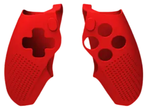 Dobe Split PS5 DualSense Controller Grip Silicone Cover Case - Red (80513)