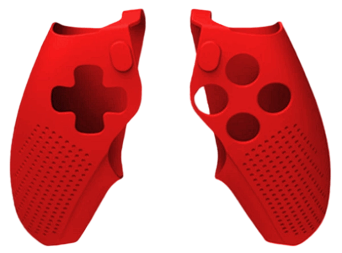 Dobe Split PS5 DualSense Controller Grip Silicone Cover Case - Red