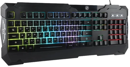 TechnoZone E 9 Wired Gaming Membrane Keyboard - 6m Braided Cable -  for sale in Egypt from Games2Egypt