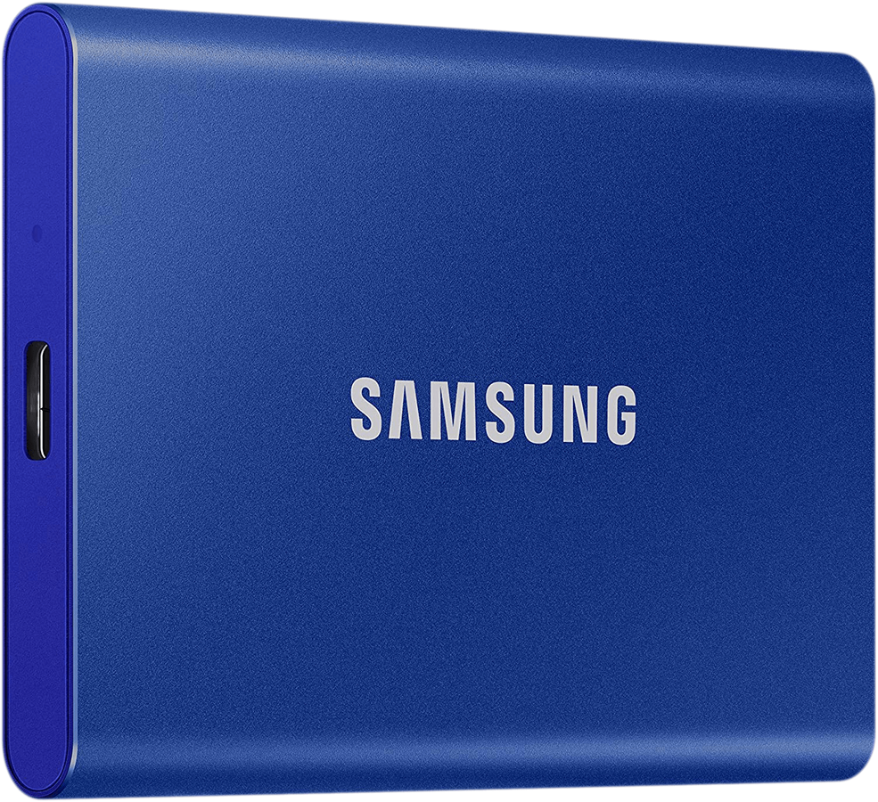 Samsung T7 Portable External SSD - Blue - 1 TB 