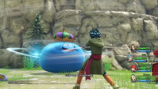 دراجون كويست  XI S: إيكوس أوف ان إلوسيف أيج - ديفنيتيف ايديشن - نينتندو سويتش - مستعمل  للبيع في مصر من خلال Games2Egypt