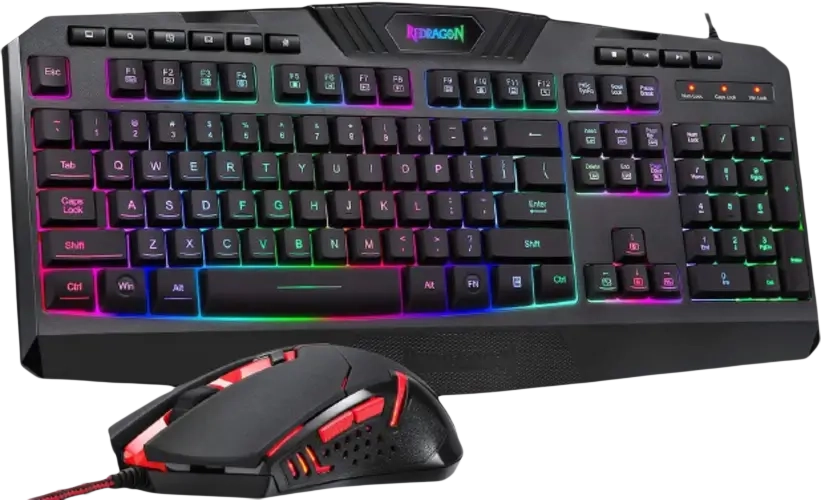 Redragon S101 Wired RGB Gaming Keyboard and Mouse Combo