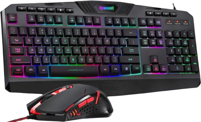 Redragon S101 Wired RGB Gaming Keyboard and Mouse Combo