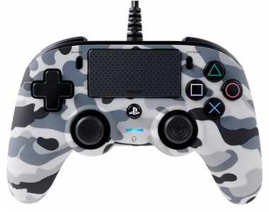 Nacon Wired Compact PS4 Controller - Gray Camouflage	 -  for sale in Egypt from Games2Egypt