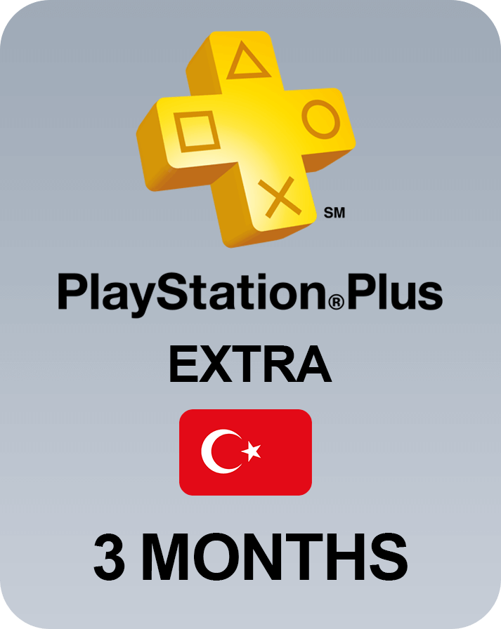 PlayStation (PS) Plus Extra 3 Months PSN Key - Turkey