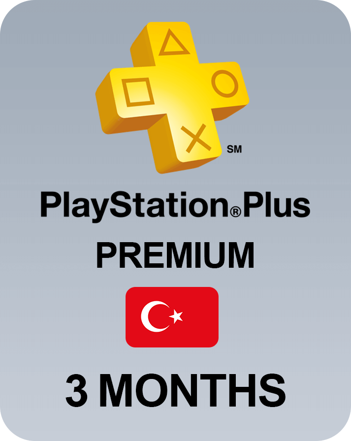 PlayStation (PS) Plus Premium 3 Months PSN Key - Turkey