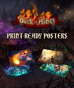 Deck of Ashes - Print-Ready Posters -  للبيع في مصر من خلال Games2Egypt