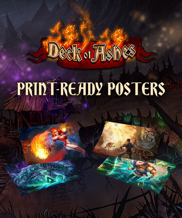 Deck of Ashes - Print-Ready Posters  للبيع في مصر من خلال Games2Egypt