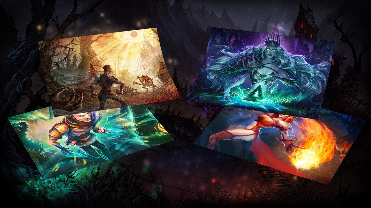 Deck of Ashes - Print-Ready Posters  للبيع في مصر من خلال Games2Egypt